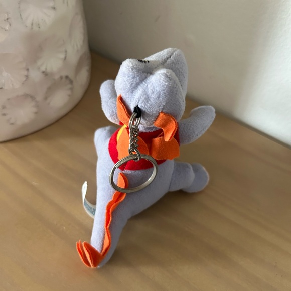 Vintage Disney Epcot Plush Figment Imagination Full Body Keychain - Picture 4 of 6